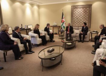 Jordan Leadership Urges US Leadership to Play a Proactive Role for Ceasefire in the Besieged Territory of Palestine