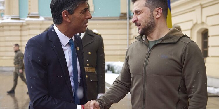 British Prime Minister Sunak, Announces Military Assistance Plan to Ukraine