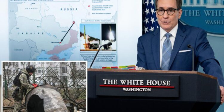 White House Reveals North Korean Missiles Used by Russia in Ukraine Strikes