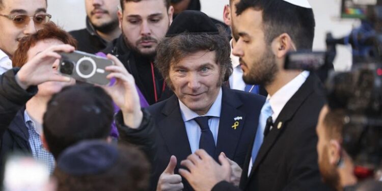 Argentina President Javier Milei Announces Plans to Move Embassy to Jerusalem