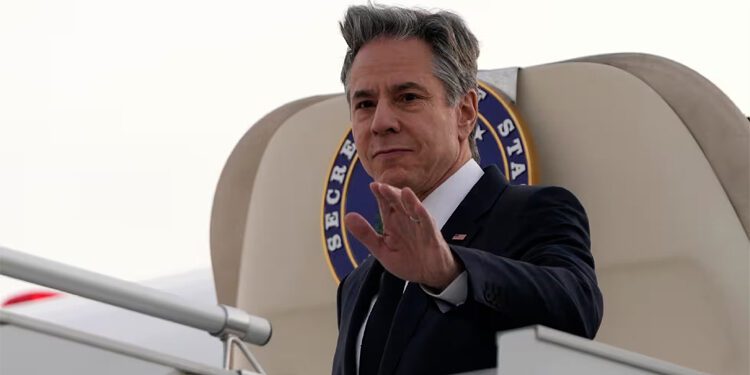 Blinken Arrives in Egypt on Regional Crisis Tour Pushing Gaza Truce Deal