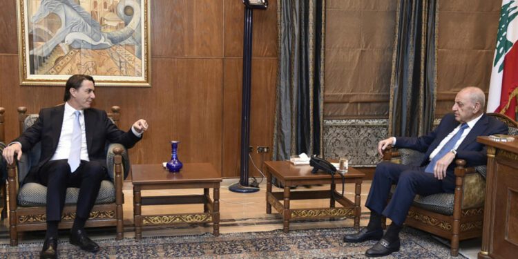 US Envoy Advocates Diplomatic Solution to Israel-Hezbollah Conflict During Talks in Beirut