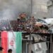 Who was the Iranian military commander killed in the Damascus strike?