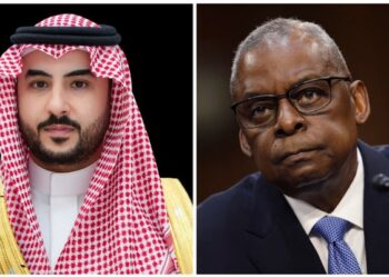 Saudi Defense Minister Engages in Talks with US Counterpart Amid Military Escalation in the Middle East