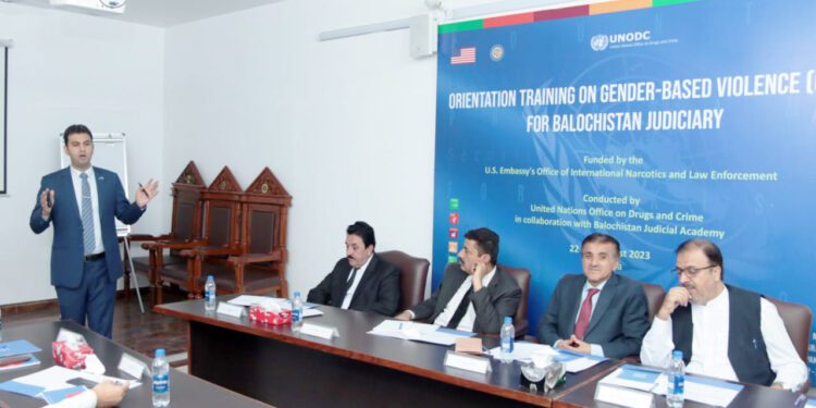 The U.S. Embassy funds an awareness campaign on gender based violence in Balochistan