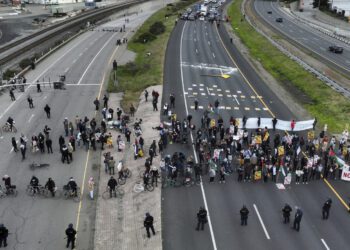 Pro-Palestinian Protests Halt Traffic in Major US Cities
