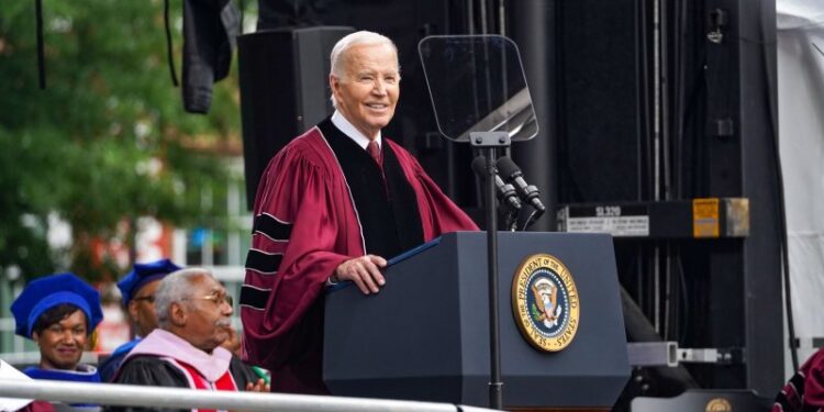 Biden Speaks at Morehouse College Amidst Controversy Over Gaza War