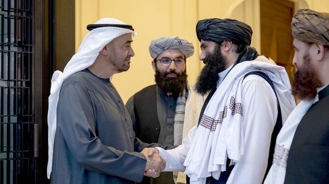 UAE President Meets Afghan Delegation