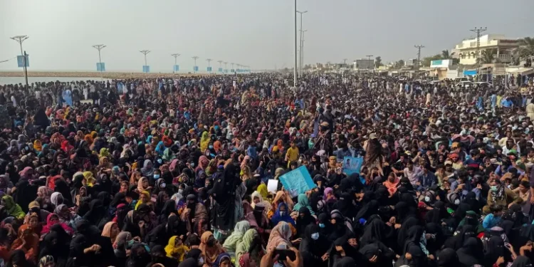 What is the reason behind Balochistan protests in Gwadar?