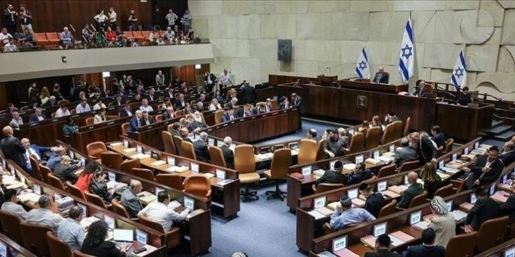 Israeli Knesset Rejects Palestinian Statehood