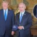 Netanyahu Gifts Trump “TOTAL VICTORY” Hat During Meeting