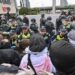 Clashes as antiwar protesters target Australian arms fair