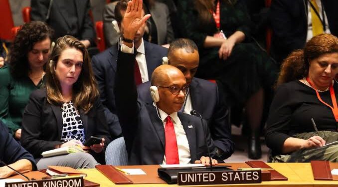 United States vetoes Gaza ceasefire resolution at Security Council for the Fourth Time