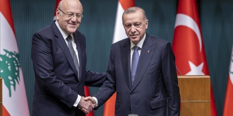 Turkish PM Hosts Lebanon’s Caretaker PM Najib Mikati in Ankara