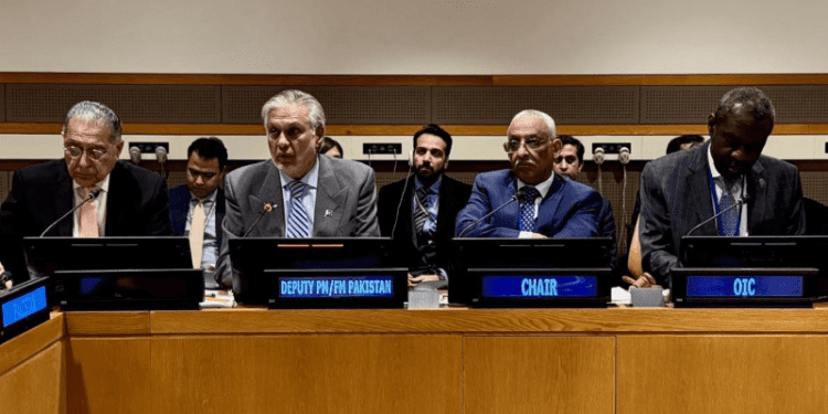 At OIC Meeting Pakistan Calls For Resolution Of Kashmir & Palestinian Conflicts
