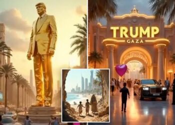 Trump Shares AI-Generated Video Promoting “Trump Gaza” Resort on Palestinian Ruins