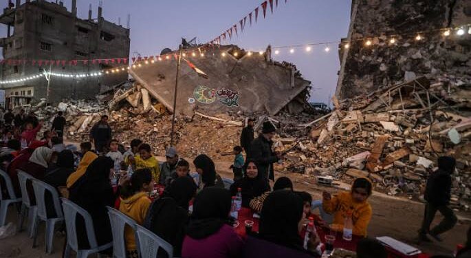First Iftar Night in Gaza as They Face Second Ramadan Under Immense Hardship