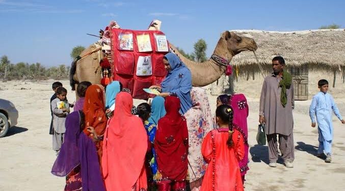 World’s First Camel Library Launched In Balochistan To Brings Books to Remote Areas