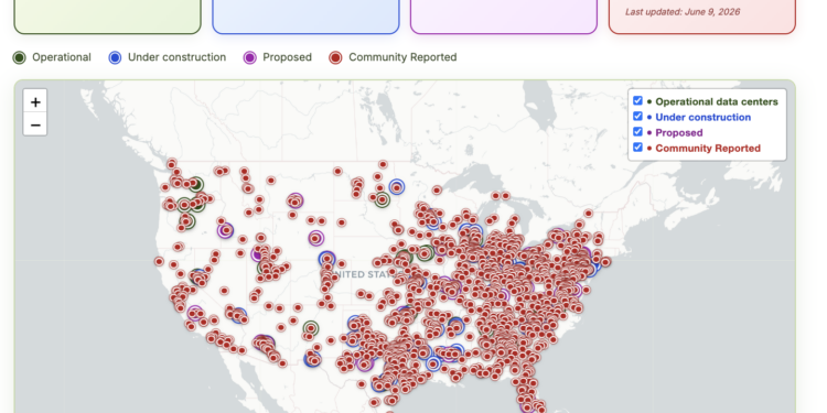 Erin Brockovich launches map to track AI data centers
