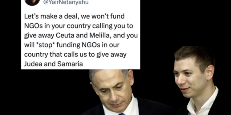 Netanyahu son has been encouraging a Moroccan invasion of Ceuta